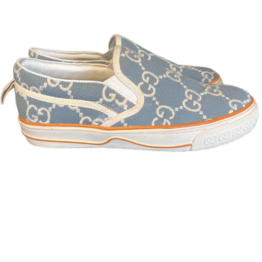 Gucci 1977 Cloth Monogram Slip-On Sneakers - Picture 2 of 10